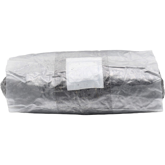 1 pound grow bag of manure based  mushroom substrate folded facing forward