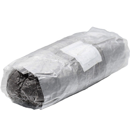 1 pound grow bag of manure based  mushroom substrate folded facing right