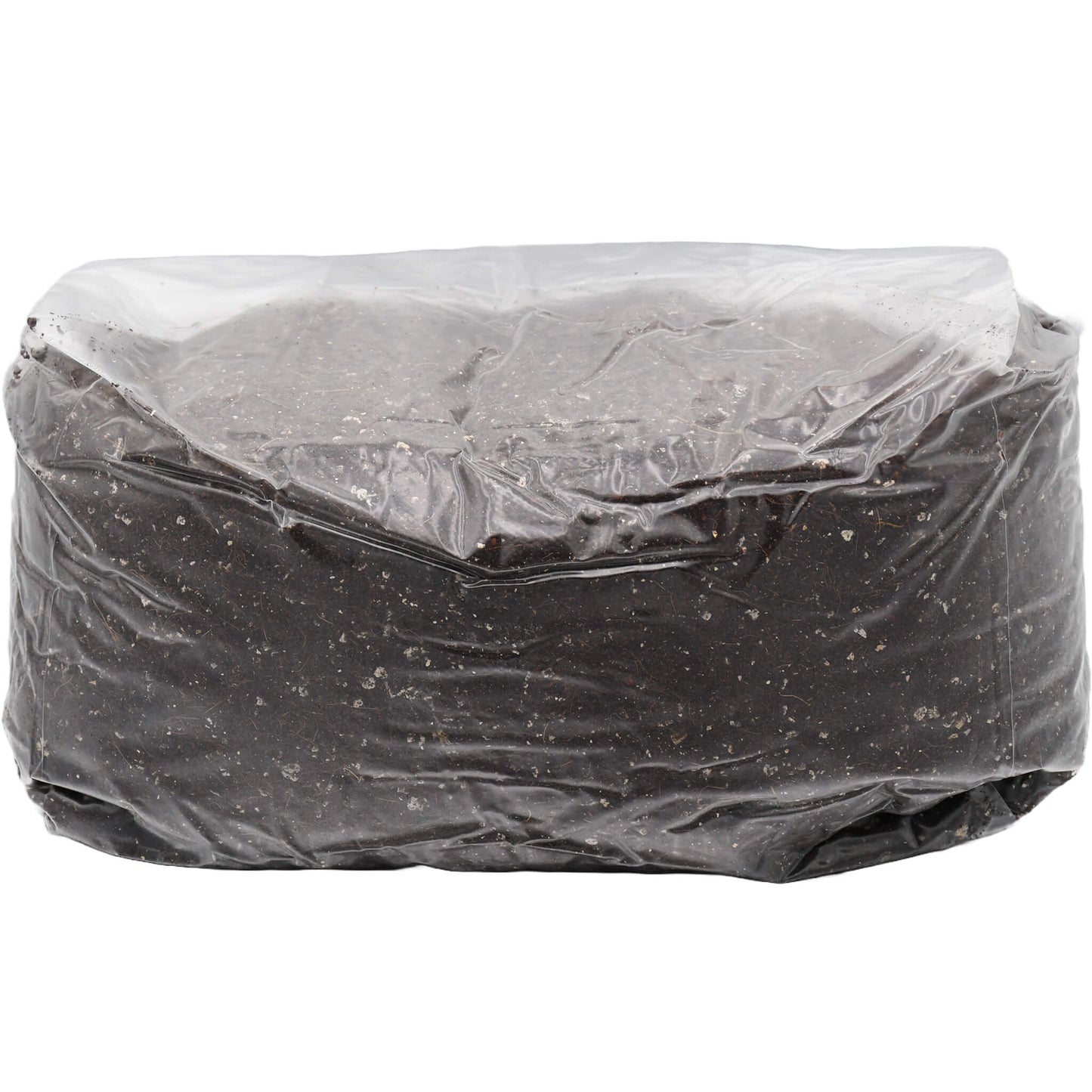 5 pound bag of manure based mushroom substrate folded facing forward