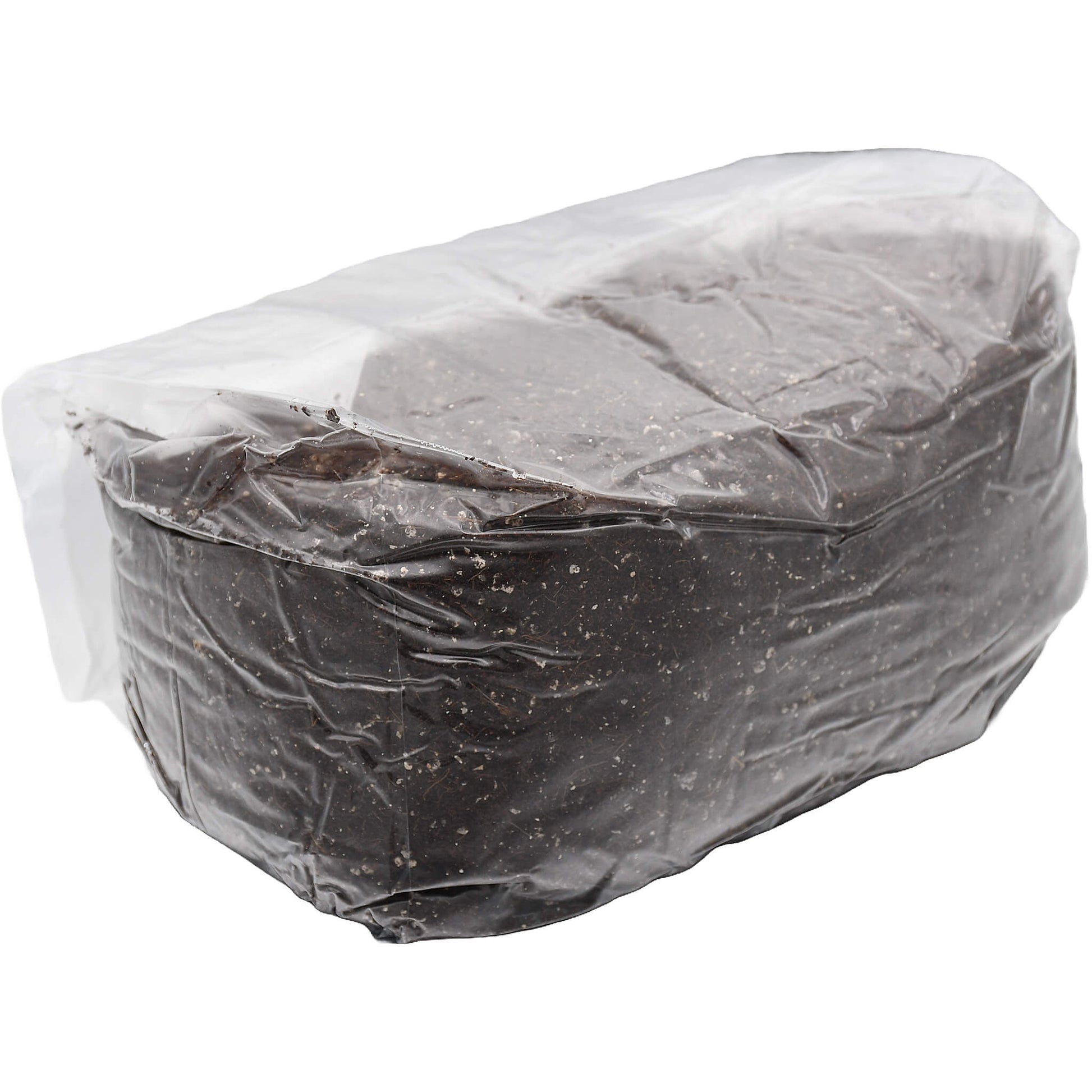 5 pound bag of manure based mushroom substrate folded facing right